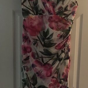 Lovely garden party polyester sheath dress